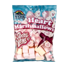 Flavour Factory Heart Marshmallows 90g